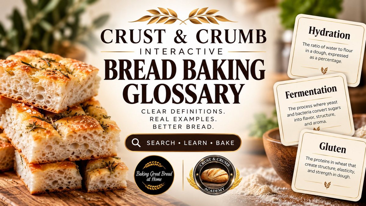 Crust and Crumb Interactive Bread Baking Glossary promo